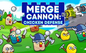 Merge Cannon: Chicken Defense